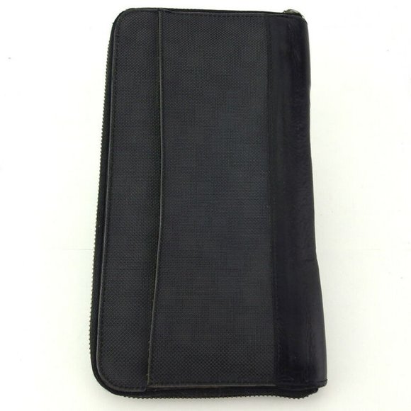 Dunhill wallet canvas �~ leather Authentic used - Picture 2 of 8